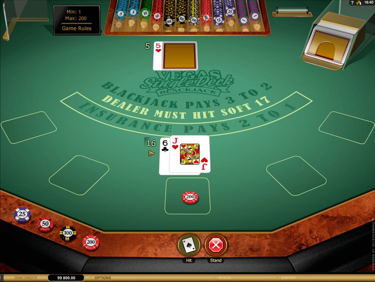 Double deck blackjack odds